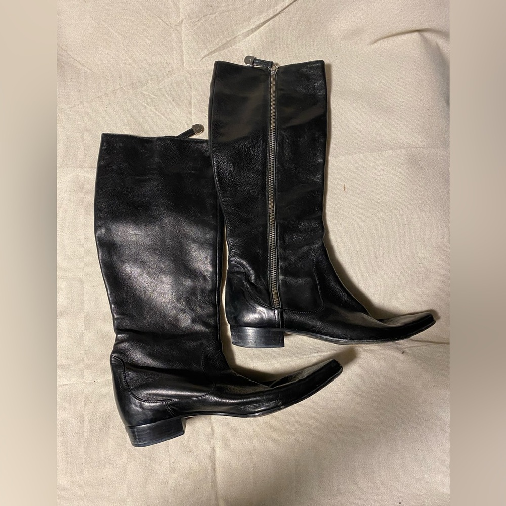 Furla Black leather boots